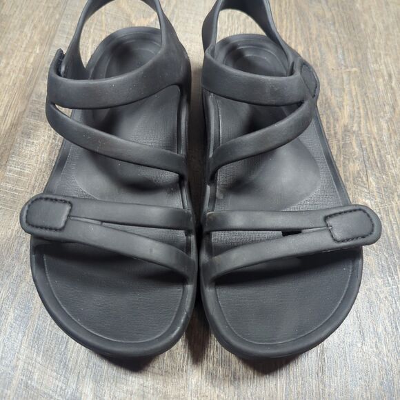 AETREX JILLIAN SPORT SANDALS BLACK WOMEN’S Size 8 LIGHTWEIGHT WATER FRIENDLY - Picture 4 of 13